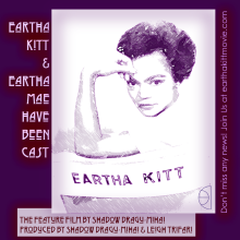 Eartha Kitt and Eartha Mae are cast - Eartha Kitt Film announcement!